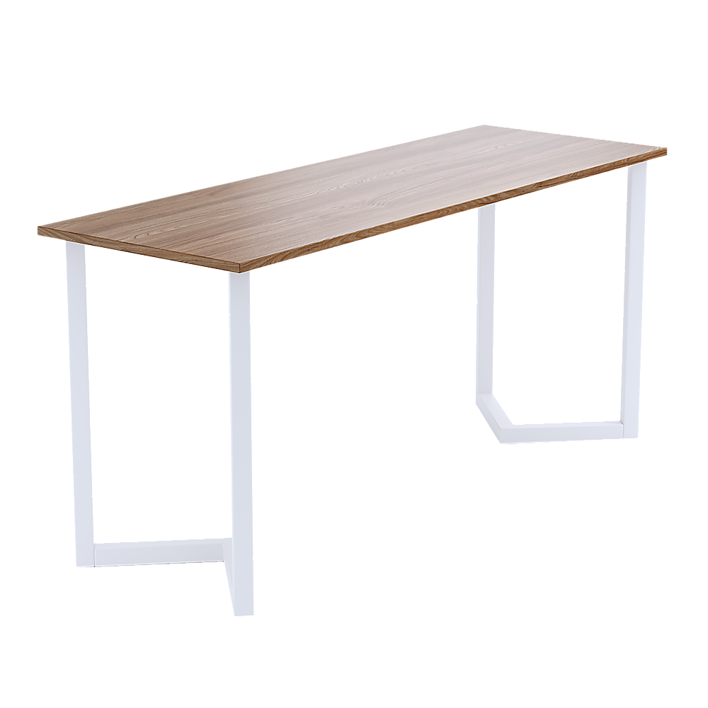 V Shaped Table Bench Desk Legs Retro Industrial Design Fully Welded - White