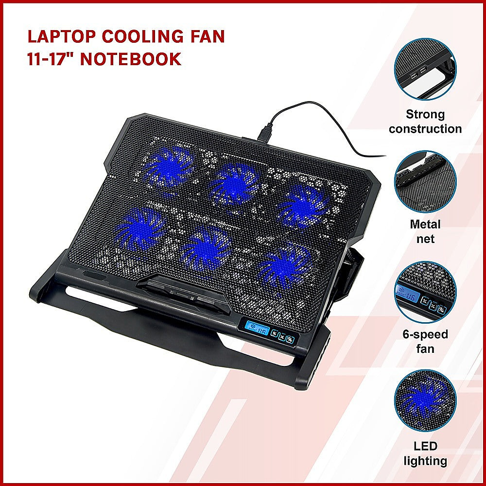 Laptop Cooling Fan 11-17" Notebook