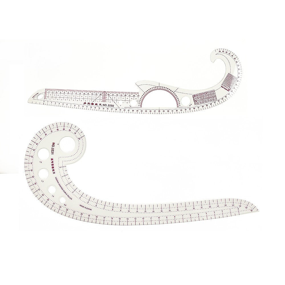 9pc French Curve Ruler Set DIY Sewing Pattern Measuring Tool for Dressmaker