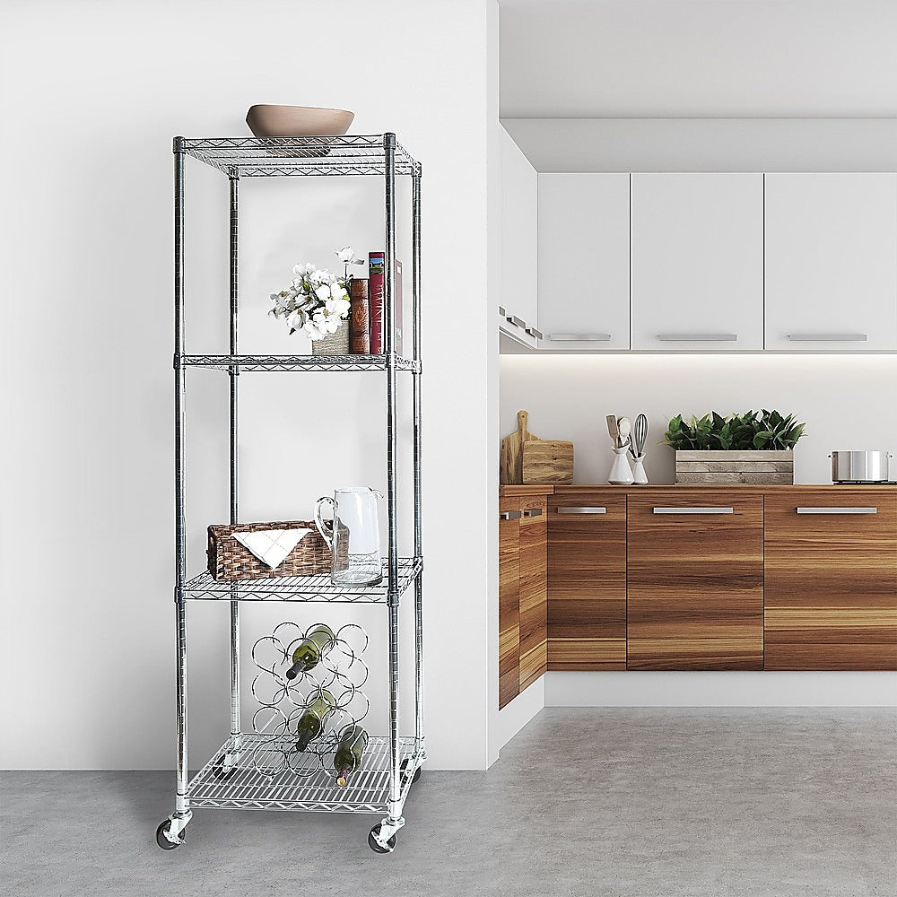 Modular Wire Storage Shelf 600 x 600 x 1800mm Steel Shelving