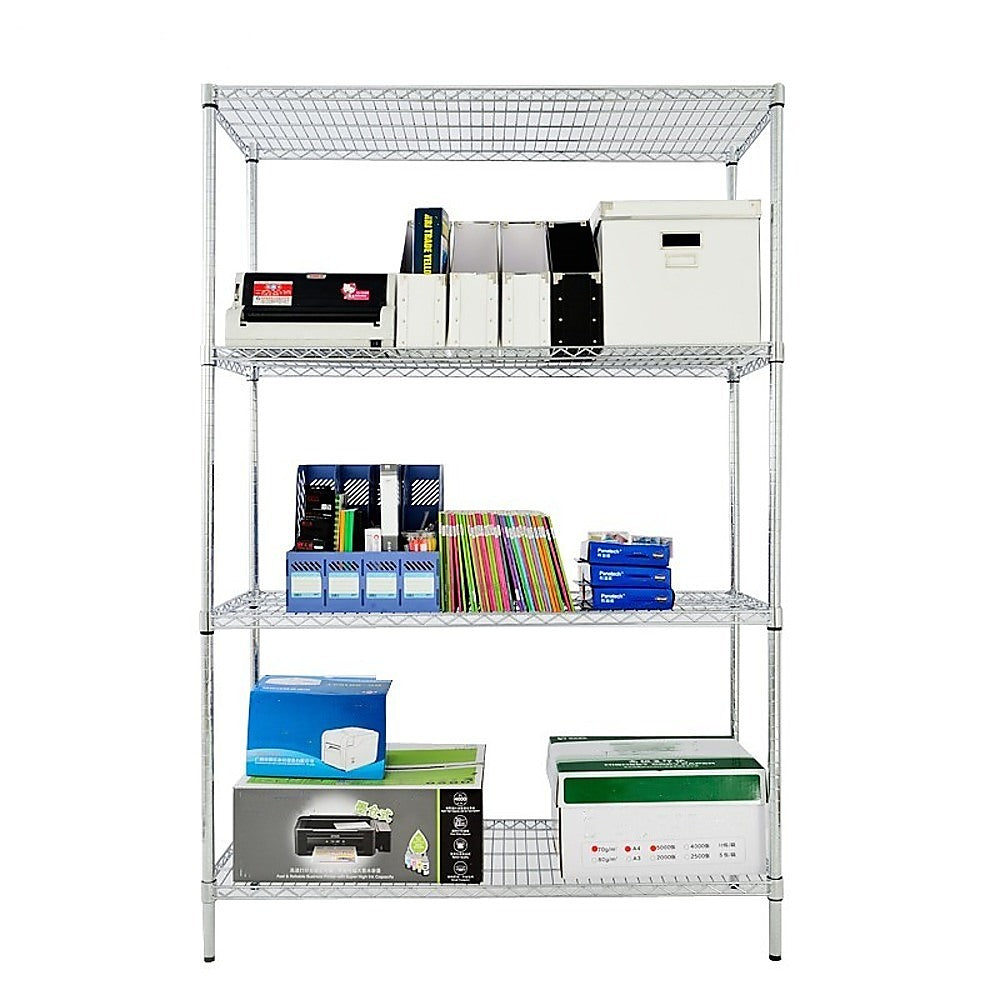 Modular Wire Storage Shelf 1200 x 600 x 1800mm Steel Shelving