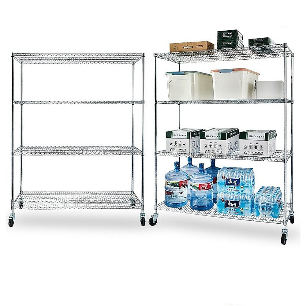 Modular Wire Storage Shelf 1500 x 350 x 1800mm Steel Shelving