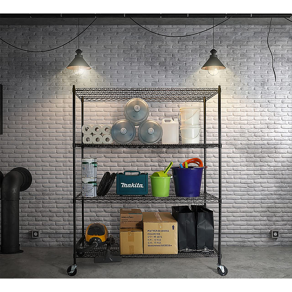 Modular Wire Storage Shelf 1500 x 350 x 1800mm Steel Shelving