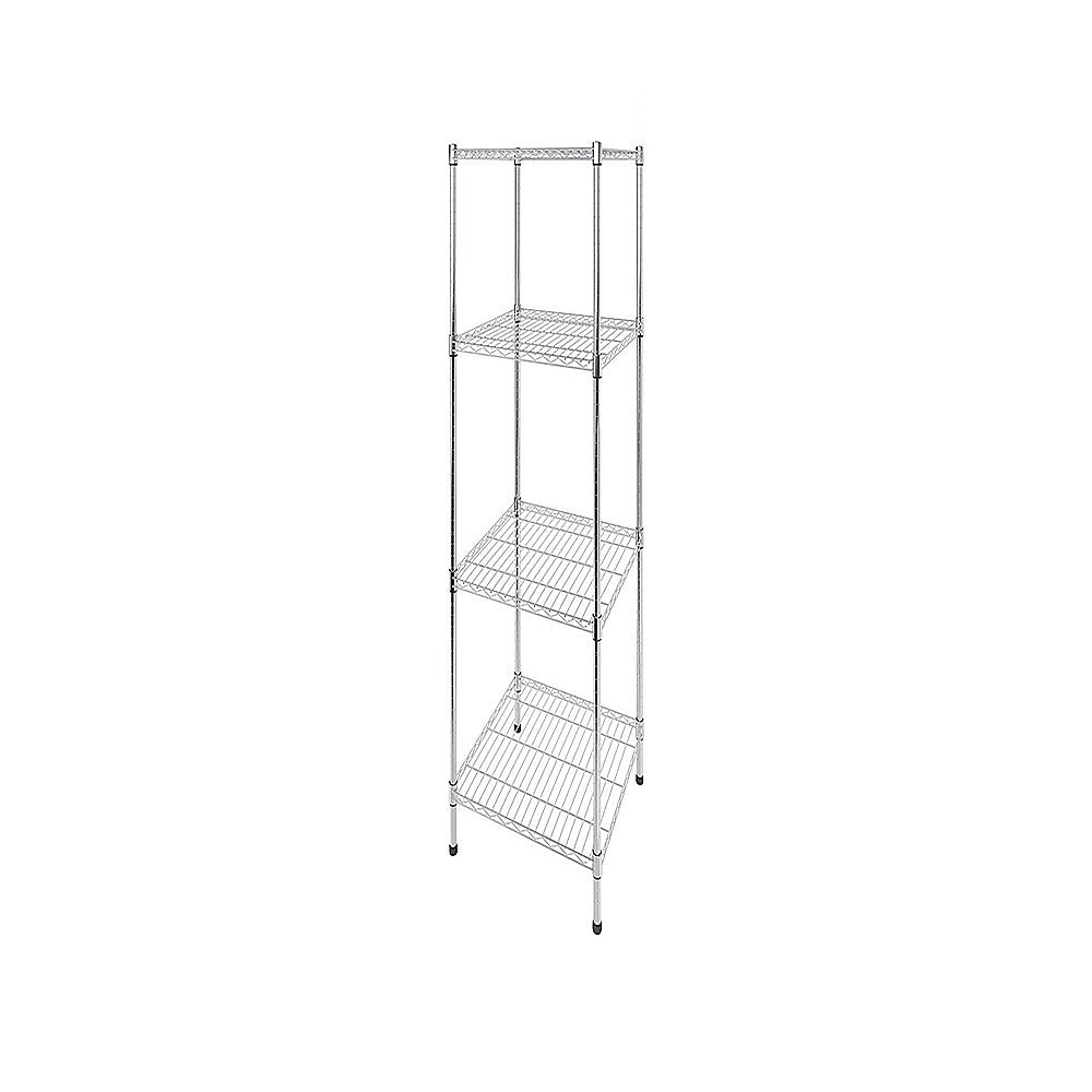 Modular Wire Storage Shelf 350 x 350 x 1800mm Steel Shelving