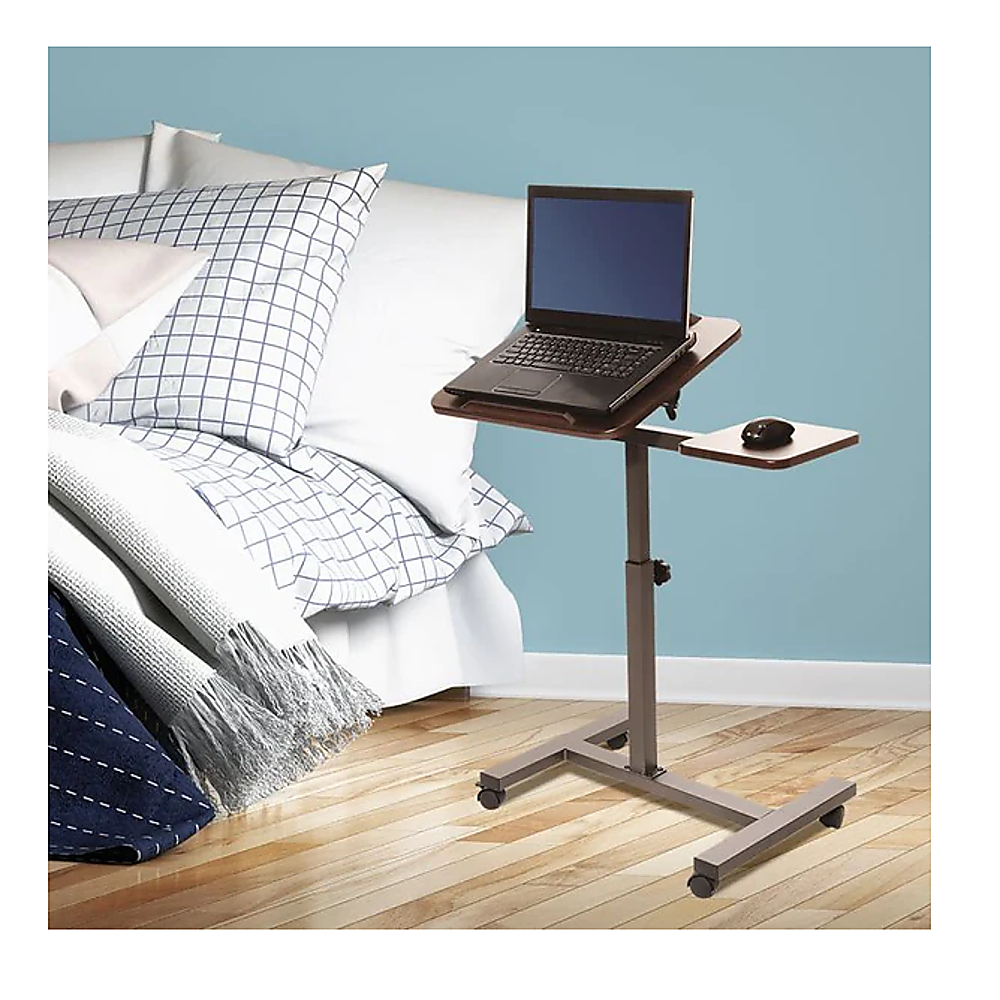 Laptop Desk Portable Mobile Computer Table Stand Adjustable Bed Study