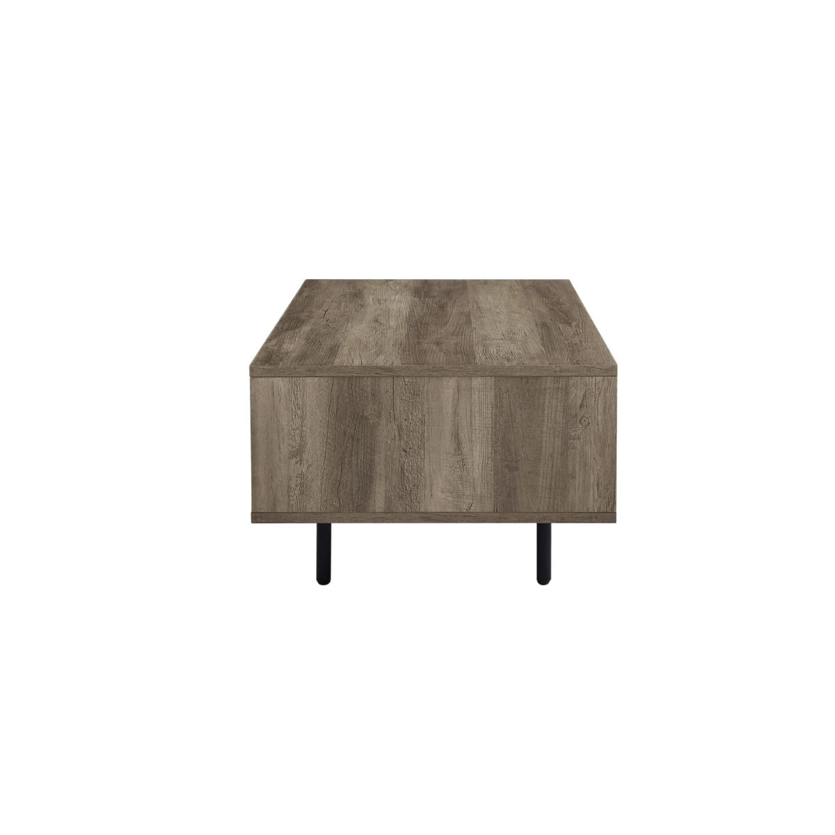 Nathan Mid-century Modern Dark Coffee Table with Storage