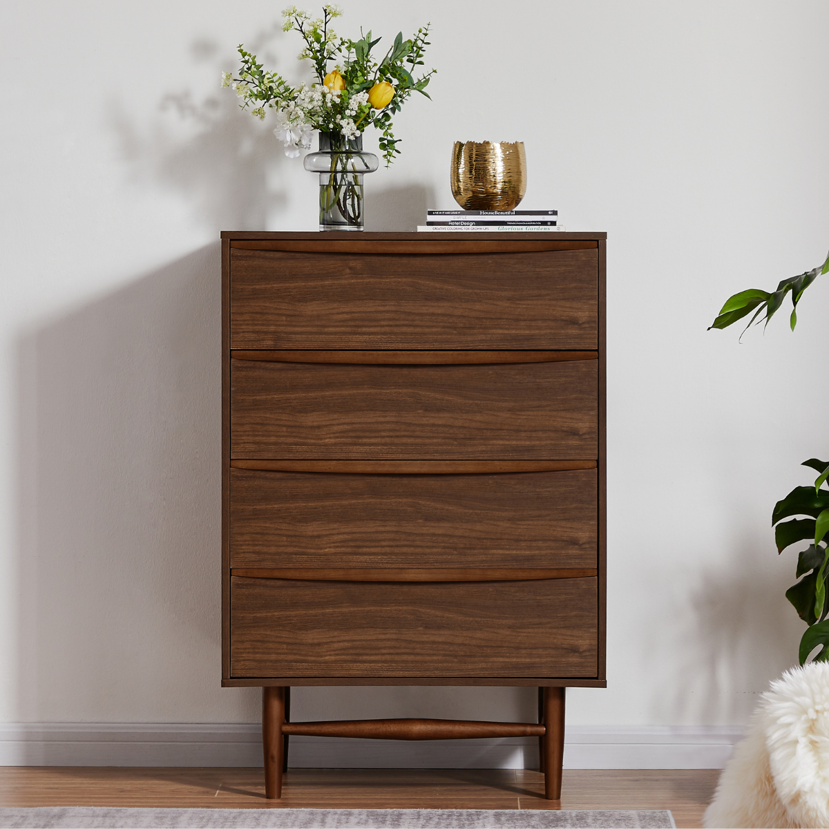 Pierre Walnut Tallboy