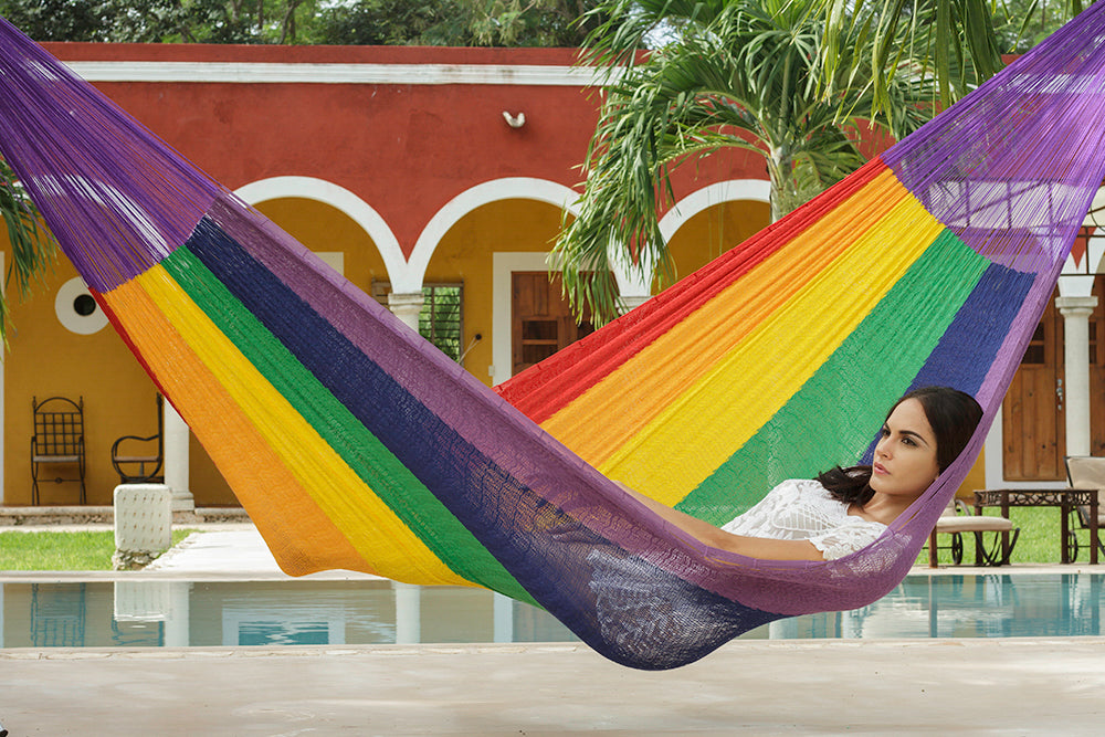 The Power nap Mayan Legacy hammock in Rainbow Colour