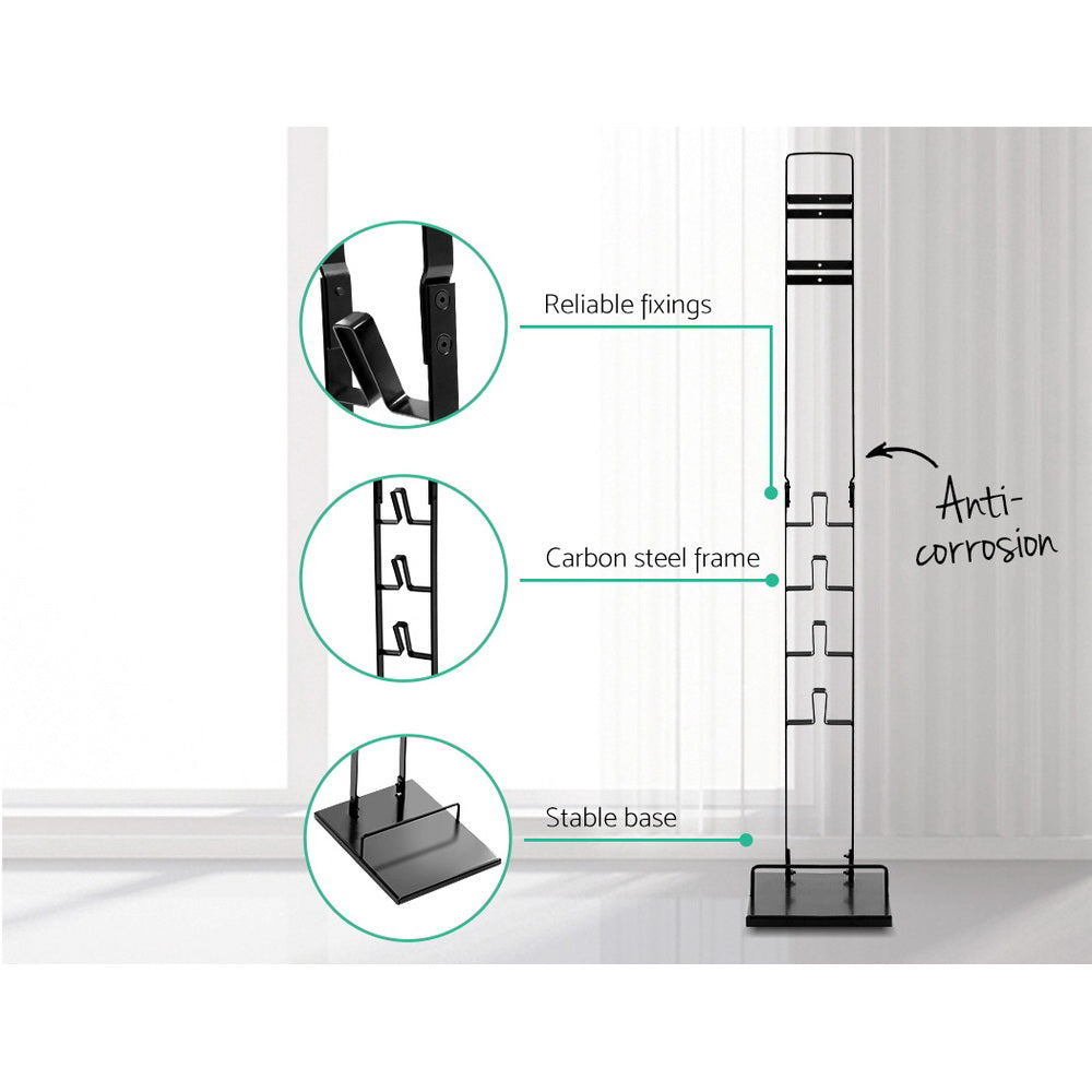 Artiss Freestanding Dyson Vacuum Stand Rack Holder for Dyson V6 V7 V8 V10 V11 V12 Black