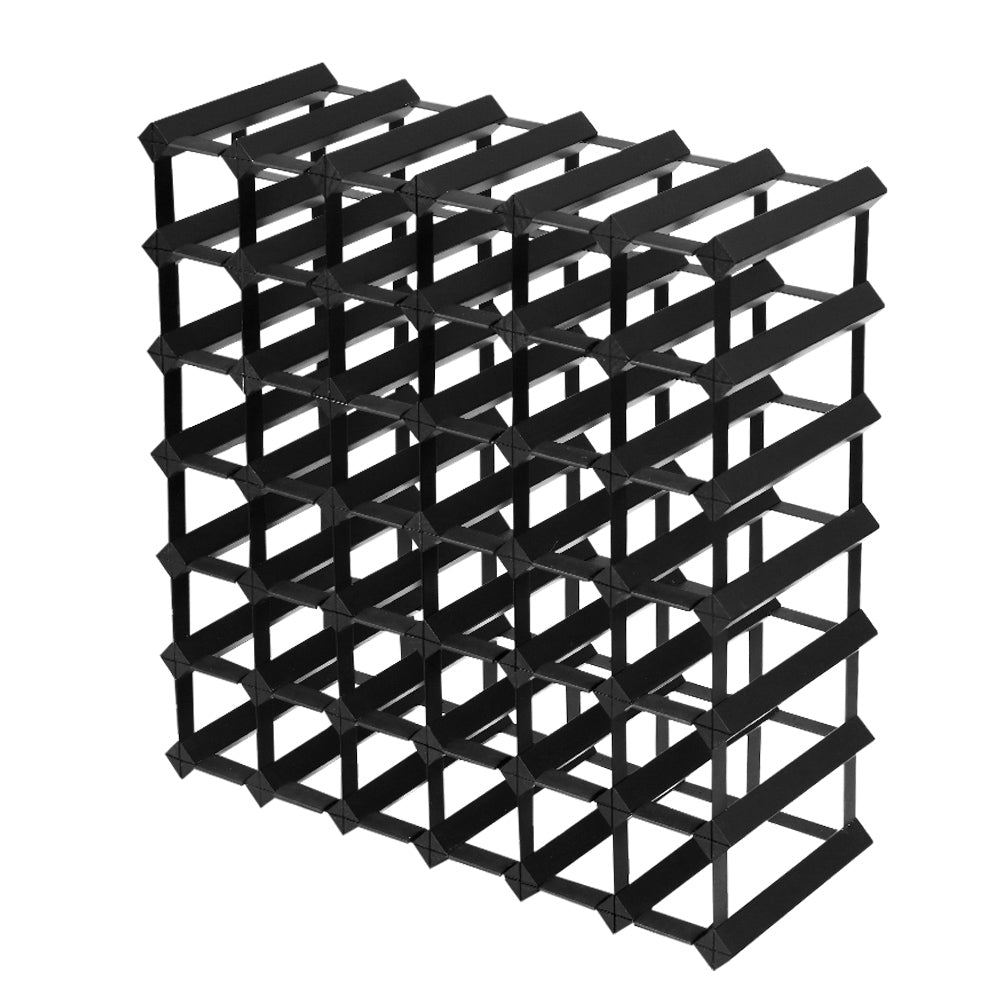 Artiss 42 Bottle Wine Rack Timber Wooden Storage Holders Cellar Black