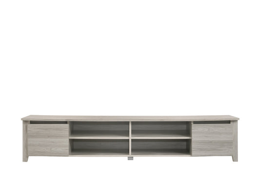 TV Stand Entertainment Unit 180cm In White Oak