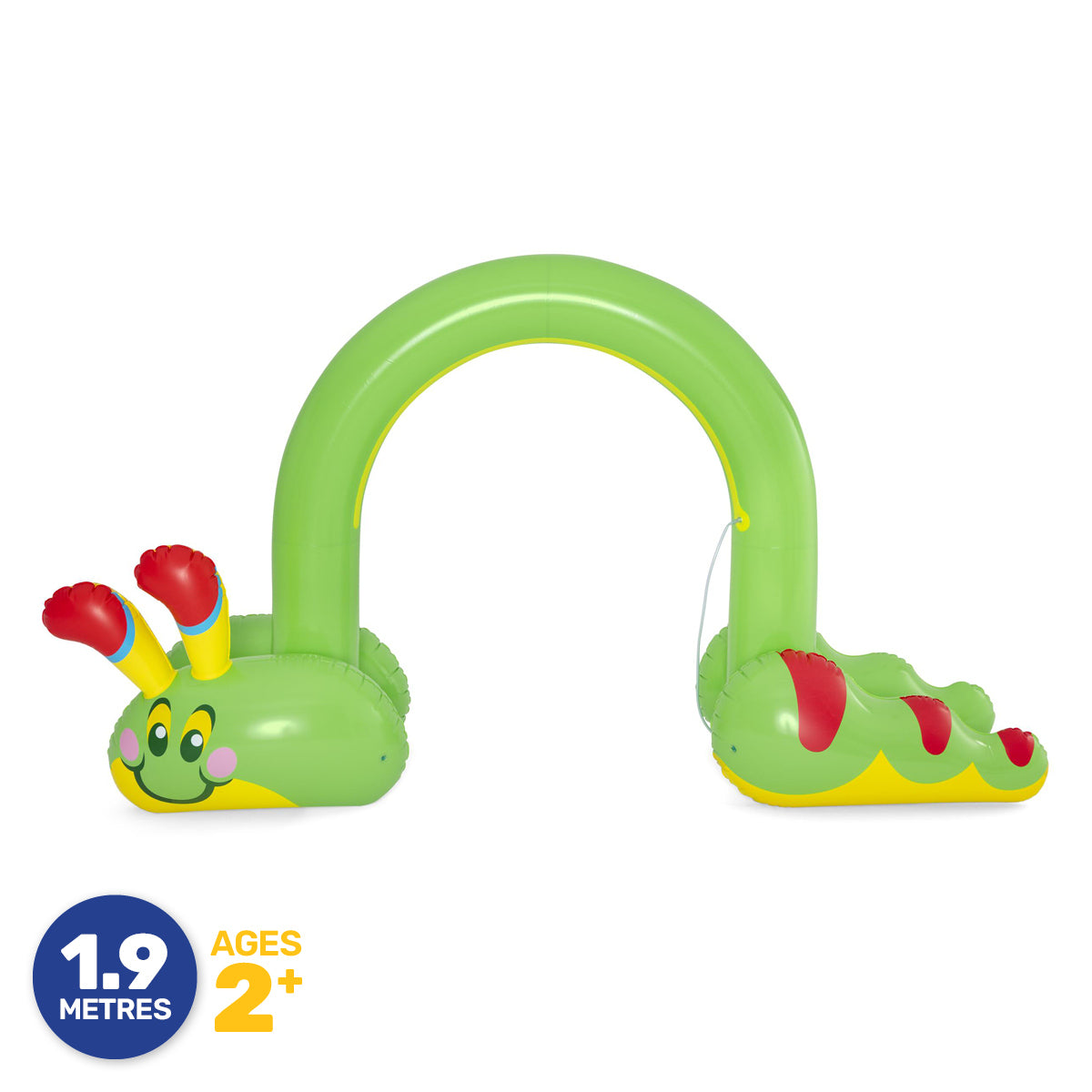 Bestway Inflatable Caterpillar Sprinkler Jumbo Sized Bright Design 3.4 x 1.9m